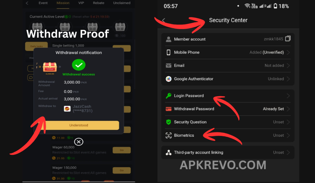 UR999 Withdraw Proof